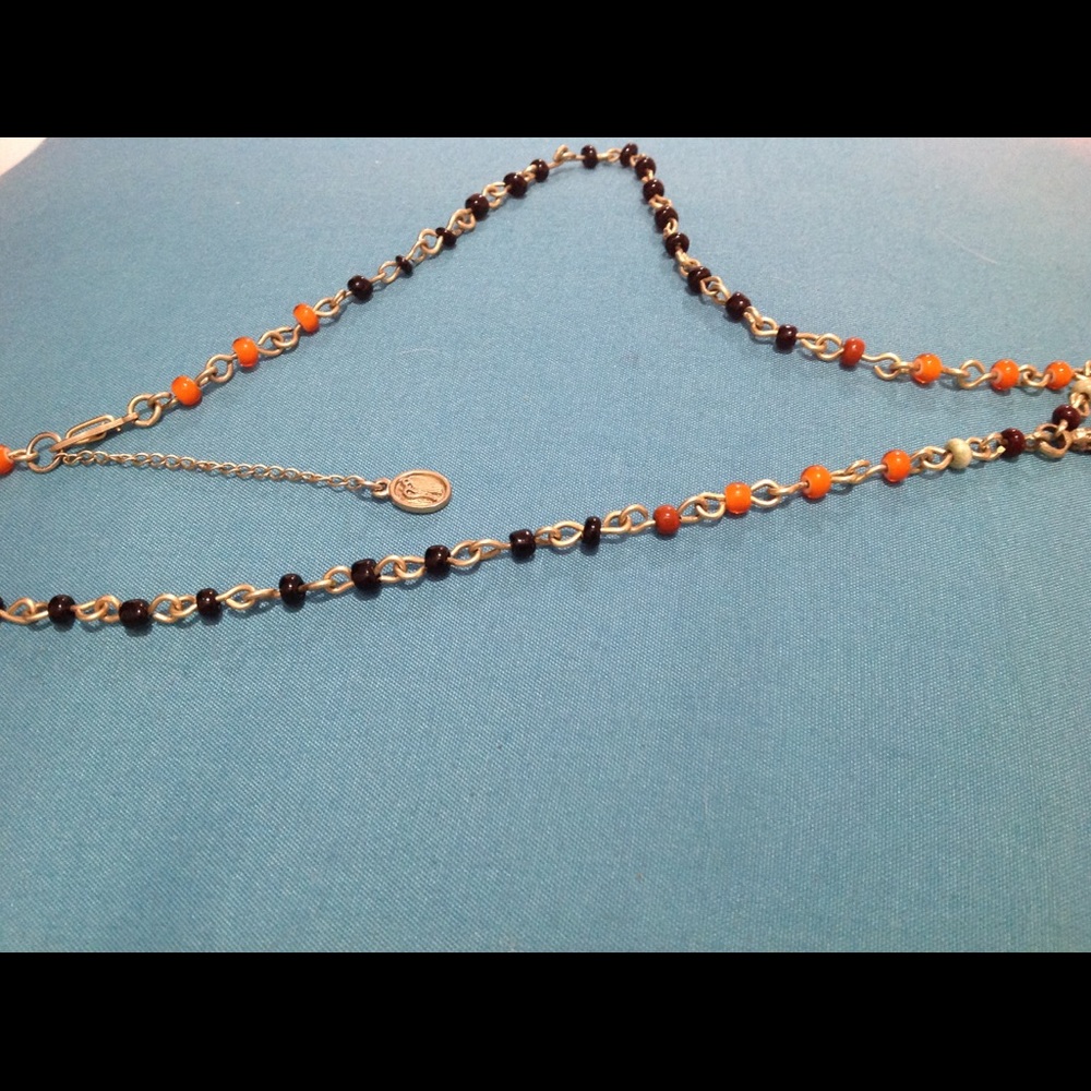 Buddha multi colored brass necklace - Picture 9 of 16